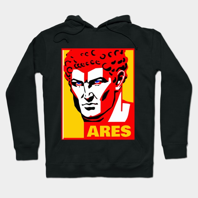 Polychrome Ares (Mars) Hoodie by Pallas Agora